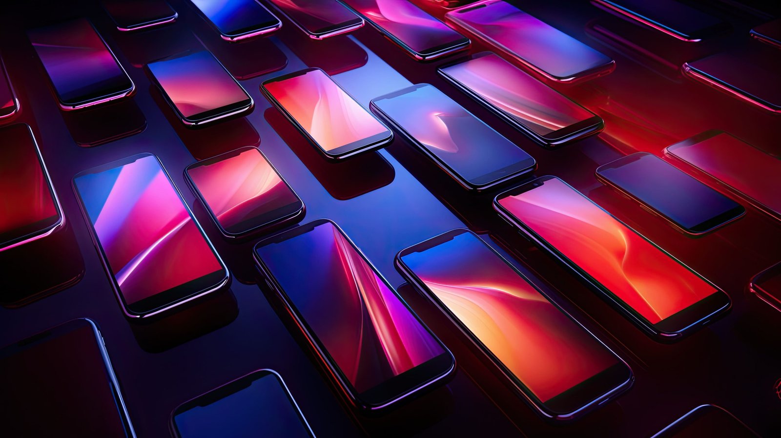 services-04 vecteezy-ai-generated-array-of-illuminated-smartphones-with-colorful-35721065